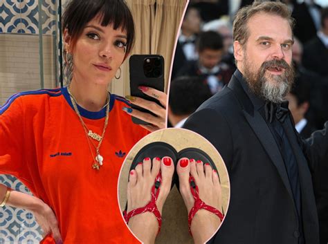 only fan piedi|Lily Allen on husband David Harbours reaction to OnlyFans feet。